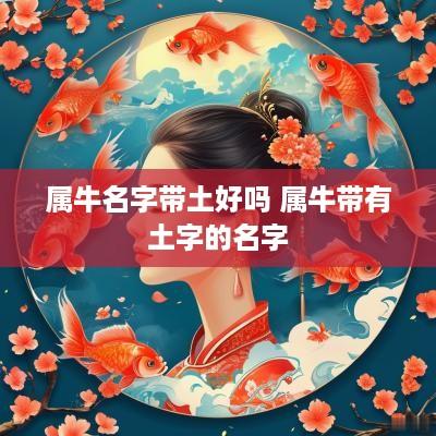 属牛名字带土好吗 属牛带有土字的名字