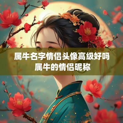 属牛名字情侣头像高级好吗 属牛的情侣昵称