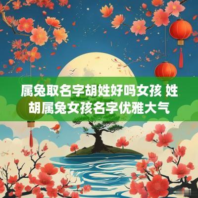 属兔取名字胡姓好吗女孩 姓胡属兔女孩名字优雅大气