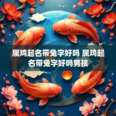 属鸡起名带兔字好吗 属鸡起名带兔字好吗男孩