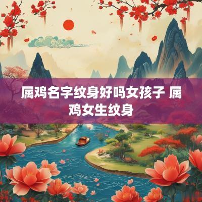 属鸡名字纹身好吗女孩子 属鸡女生纹身