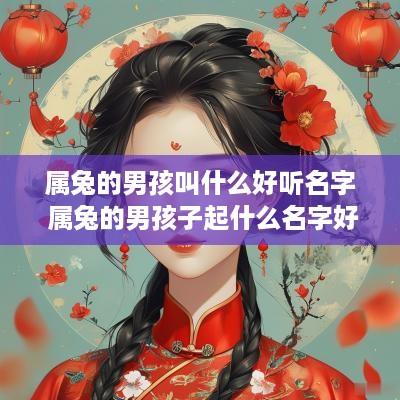 属兔的男孩叫什么好听名字 属兔的男孩子起什么名字好