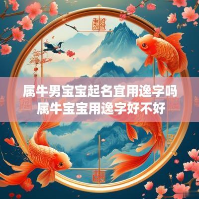 属牛男宝宝起名宜用逸字吗 属牛宝宝用逸字好不好