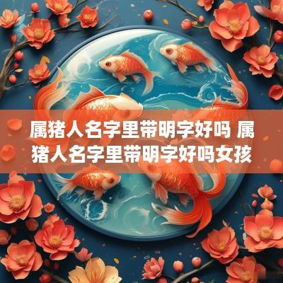 属猪人名字里带明字好吗 属猪人名字里带明字好吗女孩