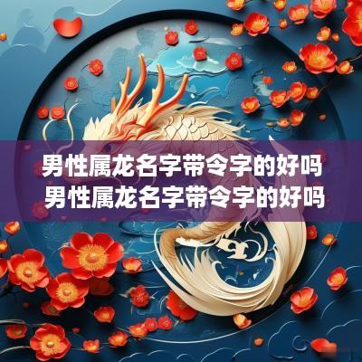 男性属龙名字带令字的好吗 男性属龙名字带令字的好吗怎么取名