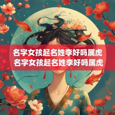 名字女孩起名姓李好吗属虎 名字女孩起名姓李好吗属虎的