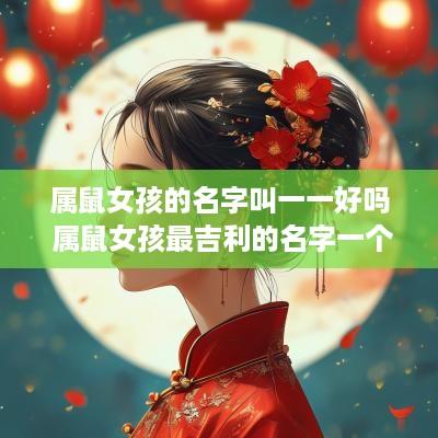 属鼠女孩的名字叫一一好吗 属鼠女孩最吉利的名字一个字