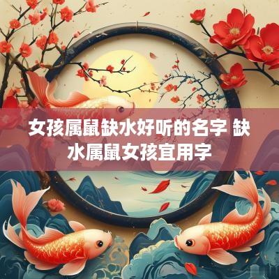女孩属鼠缺水好听的名字 缺水属鼠女孩宜用字
