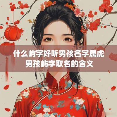 什么屿字好听男孩名字属虎 男孩屿字取名的含义