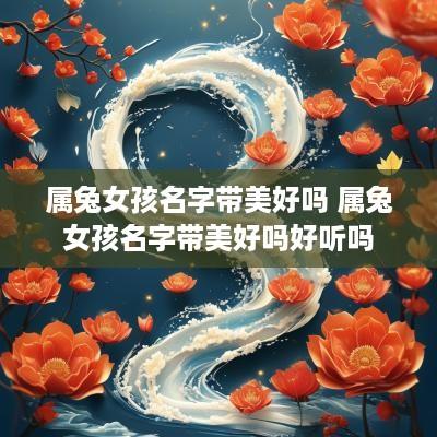 属兔女孩名字带美好吗 属兔女孩名字带美好吗好听吗