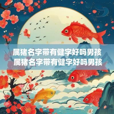 属猪名字带有健字好吗男孩 属猪名字带有健字好吗男孩怎么取名