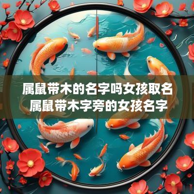 属鼠带木的名字吗女孩取名 属鼠带木字旁的女孩名字