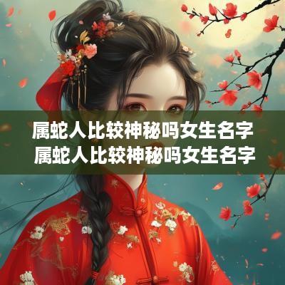 属蛇人比较神秘吗女生名字 属蛇人比较神秘吗女生名字怎么取
