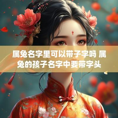 属兔名字里可以带子字吗 属兔的孩子名字中要带字头