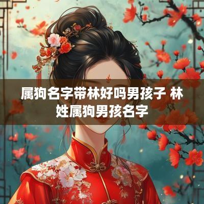 属狗名字带林好吗男孩子 林姓属狗男孩名字