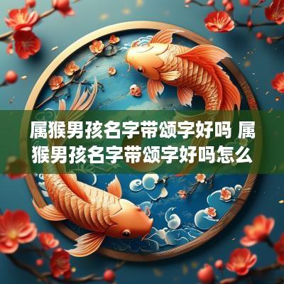 属猴男孩名字带颂字好吗 属猴男孩名字带颂字好吗怎么取