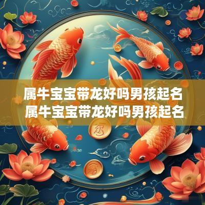 属牛宝宝带龙好吗男孩起名 属牛宝宝带龙好吗男孩起名叫什么