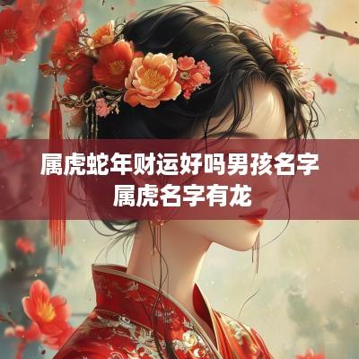 属虎蛇年财运好吗男孩名字 属虎名字有龙