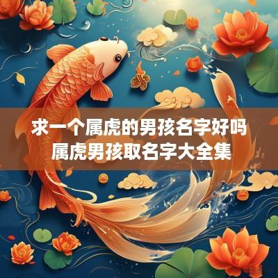 求一个属虎的男孩名字好吗 属虎男孩取名字大全集