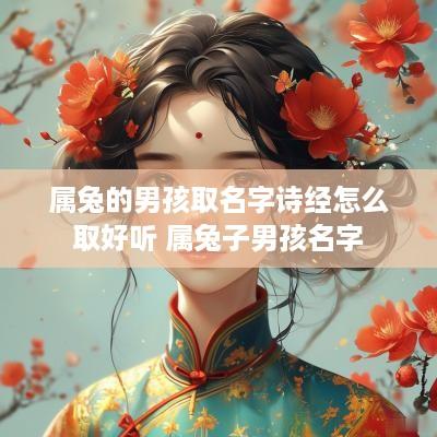 属兔的男孩取名字诗经怎么取好听 属兔子男孩名字