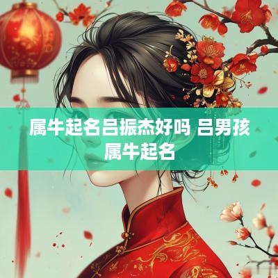 属牛起名吕振杰好吗 吕男孩属牛起名