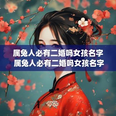 属兔人必有二婚吗女孩名字 属兔人必有二婚吗女孩名字叫什么