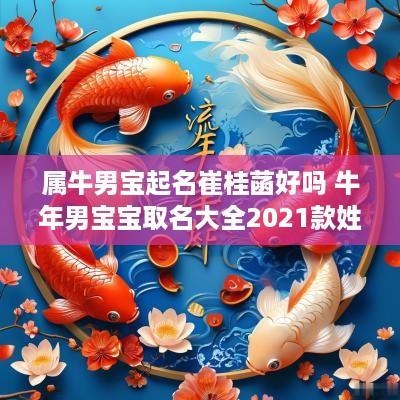 属牛男宝起名崔桂菡好吗 蛇年男宝宝取名大全2025款姓崔