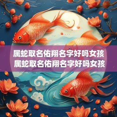 属蛇取名佑翔名字好吗女孩 属蛇取名佑翔名字好吗女孩子