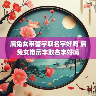 属兔女带蕾字取名字好吗 属兔女带蕾字取名字好吗