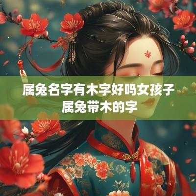 属兔名字有木字好吗女孩子 属兔带木的字