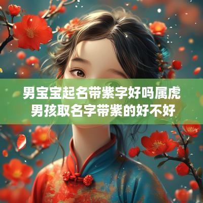 男宝宝起名带紫字好吗属虎 男孩取名字带紫的好不好