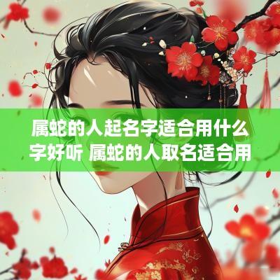 属蛇的人起名字适合用什么字好听 属蛇的人取名适合用什么字