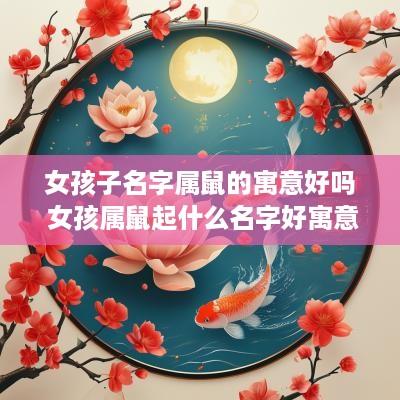 女孩子名字属鼠的寓意好吗 女孩属鼠起什么名字好寓意的字