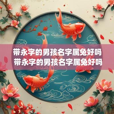 带永字的男孩名字属兔好吗 带永字的男孩名字属兔好吗怎么取