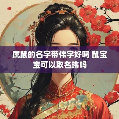 属鼠的名字带伟字好吗 鼠宝宝可以取名玮吗