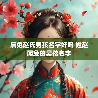 属兔赵氏男孩名字好吗 姓赵属兔的男孩名字