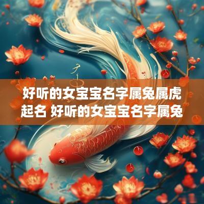 好听的女宝宝名字属兔属虎起名 好听的女宝宝名字属兔属虎起名怎么取