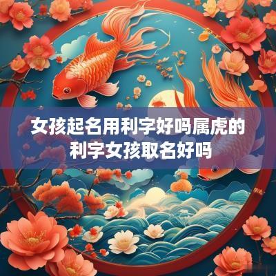 女孩起名用利字好吗属虎的 利字女孩取名好吗