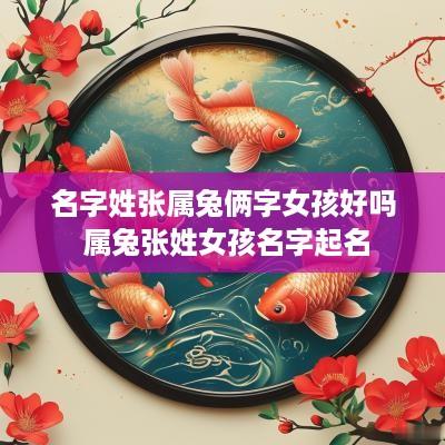 名字姓张属兔俩字女孩好吗 属兔张姓女孩名字起名