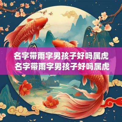 名字带雨字男孩子好吗属虎 名字带雨字男孩子好吗属虎的