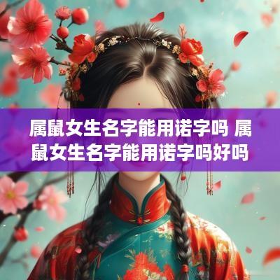 属鼠女生名字能用诺字吗 属鼠女生名字能用诺字吗好吗