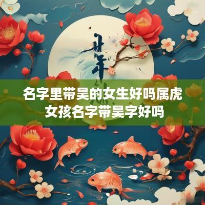 名字里带昊的女生好吗属虎 女孩名字带昊字好吗
