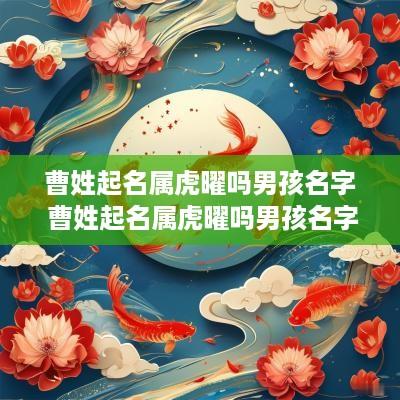 曹姓起名属虎曜吗男孩名字 曹姓起名属虎曜吗男孩名字大全