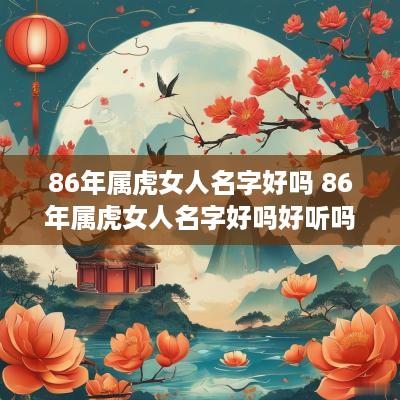 86年属虎女人名字好吗 86年属虎女人名字好吗好听吗