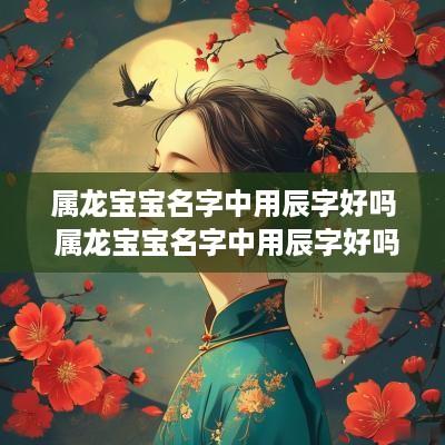 属龙宝宝名字中用辰字好吗 属龙宝宝名字中用辰字好吗男孩