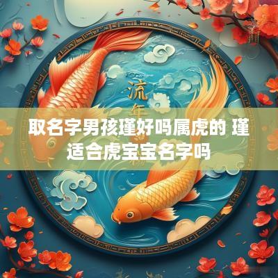 取名字男孩瑾好吗属虎的 瑾适合虎宝宝名字吗