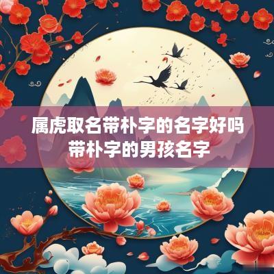属虎取名带朴字的名字好吗 带朴字的男孩名字