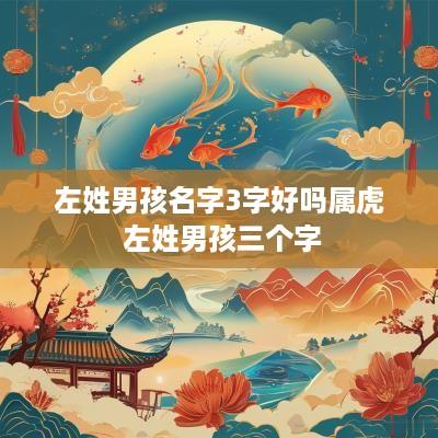 左姓男孩名字3字好吗属虎 左姓男孩三个字