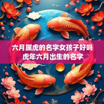 六月属虎的名字女孩子好吗 蛇年六月出生的名字