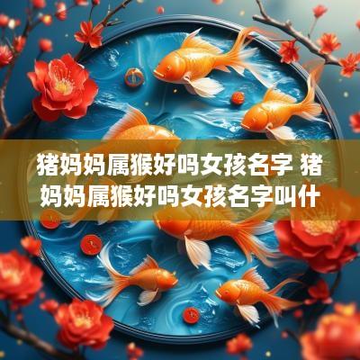猪妈妈属猴好吗女孩名字 猪妈妈属猴好吗女孩名字叫什么